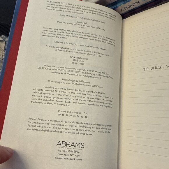 Diary of a Wimpy Kid Book Lot Of 5 by Jeff Kinney. Hardcover Various. Brand New! - Picture 5 of 8